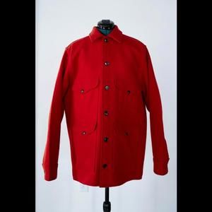 Vintage '95 Filson Fire-Engine Red Mackinaw Cruiser Sz. M